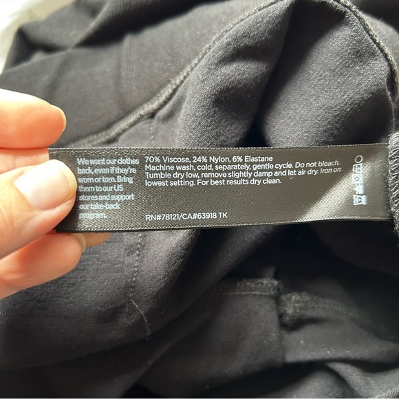 Eileen Fisher Plus Size 2X System Pull On Washable Crepe Straight Ankle Pants - Picture 6 of 6